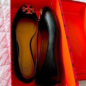 Claire Ballet Flat Tumbled Leather